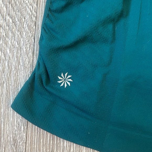 Athleta speed seamless Teal Racerback Tank Top size small in teal workout - Picture 5 of 6